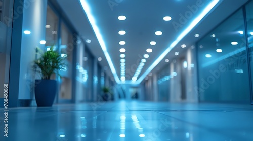 IoT-enabled lighting system in a corporate building optimizing light based on occupancy