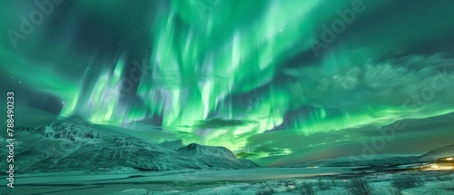 Northern lights chase in Norway, magical skies, cold, mesmerizing photo