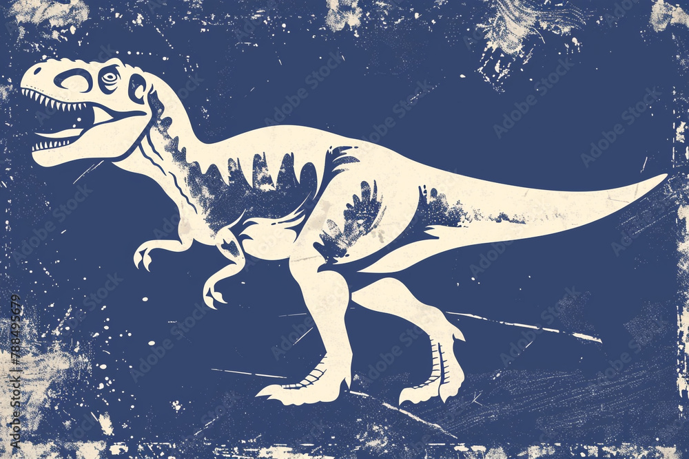 Bold cobalt blue Tyrannosaurus icon, representing courage and strength41. Exquisite ivory white Tyrannosaurus emblem, embodying purity and grace.