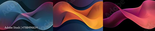 a set of abstract vector background colors