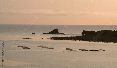 View of Baler Fish Port from Ermita Hill, Baler Aurora. photo