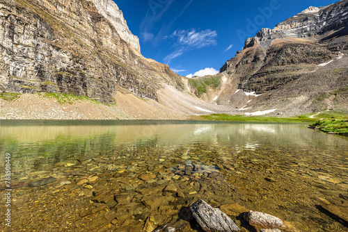 Minnestimma Lake with Sentinel Pass in the back, Banff National Park, Canada