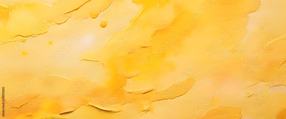 Luminous Radiance: Yellow Watercolor Texture Luminous Radiance: Yellow Watercolor Texture