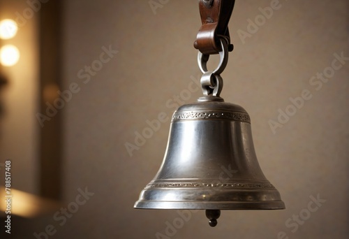 Antique Bronze Bell with Clapper