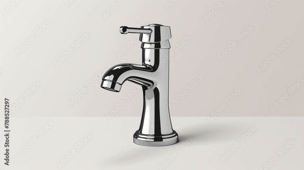 Faucet vector icon. Black illustration isolated on white background for graphic and web design Faucet vector icon. Black illustration isolated on white background for graphic and web design