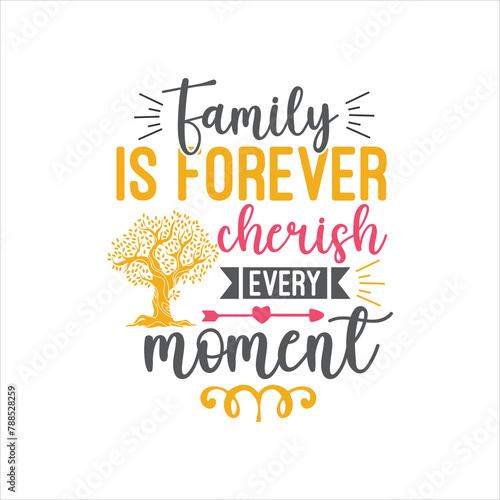 family reunion t shirt design,  lettering for social get togethers with the family and relatives. Reunion celebration template sign vector