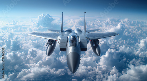 Advanced Fighter Jet Dominating the Skies photo