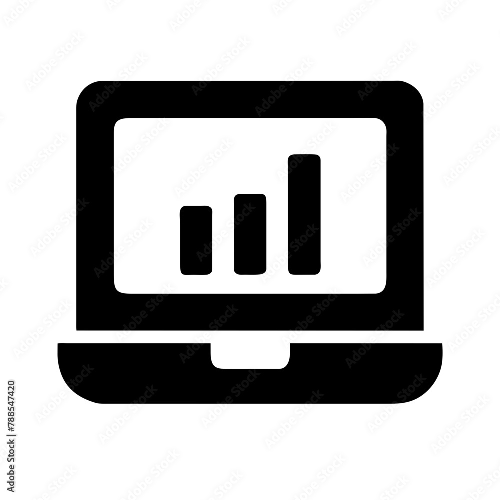 Data Analytics icon vector graphics element silhouette sign symbol illustration on a Transparent Background Data Analytics icon vector graphics element silhouette sign symbol illustration on a Transparent Background