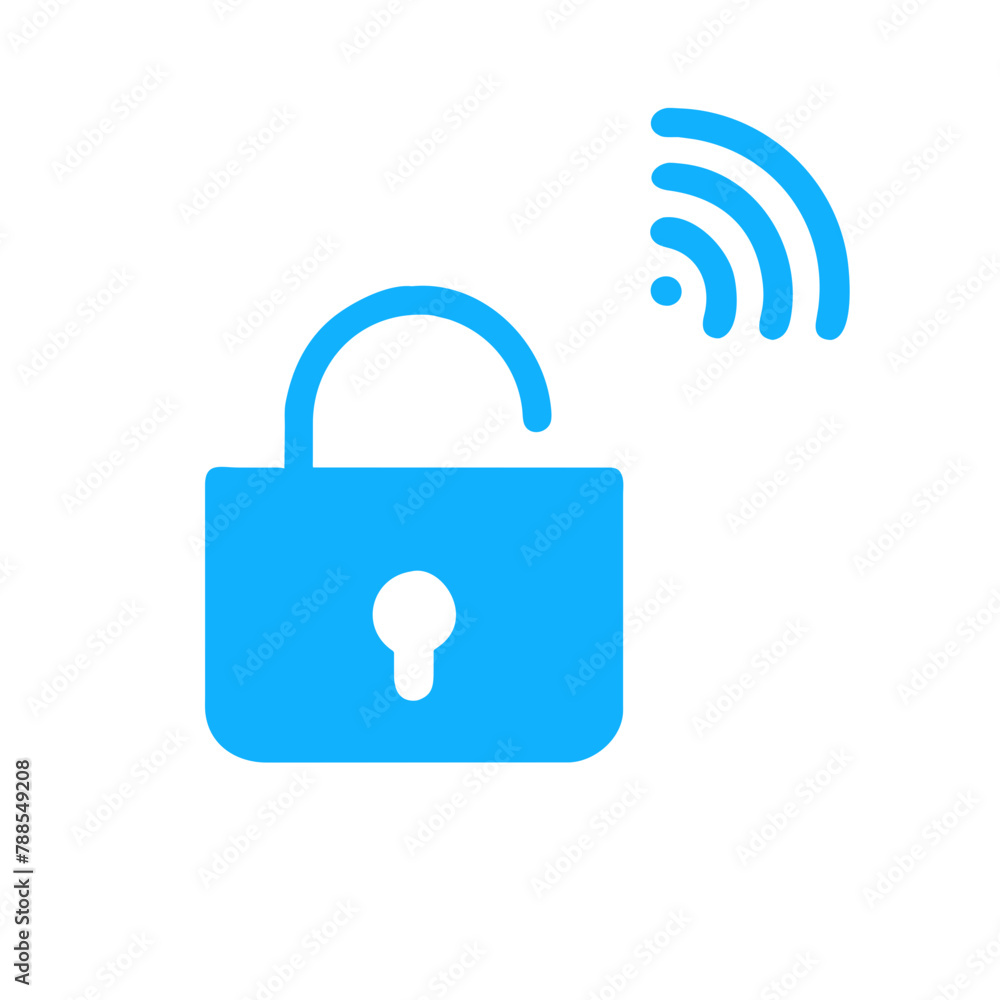 Smart Doorbell Lock single icon vector graphics element silhouette sign symbol illustration on a Transparent Background Smart Doorbell Lock single icon vector graphics element silhouette sign symbol illustration on a Transparent Background