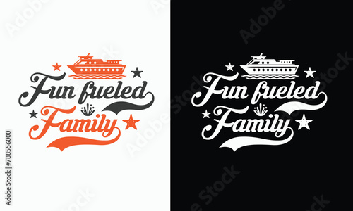 Family Vacation T-Shirt  Funny Family Vacation Summer Design, custom typography t-shirt design