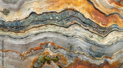 Stunning Natural Agate Stone Patterns with Vibrant Colors