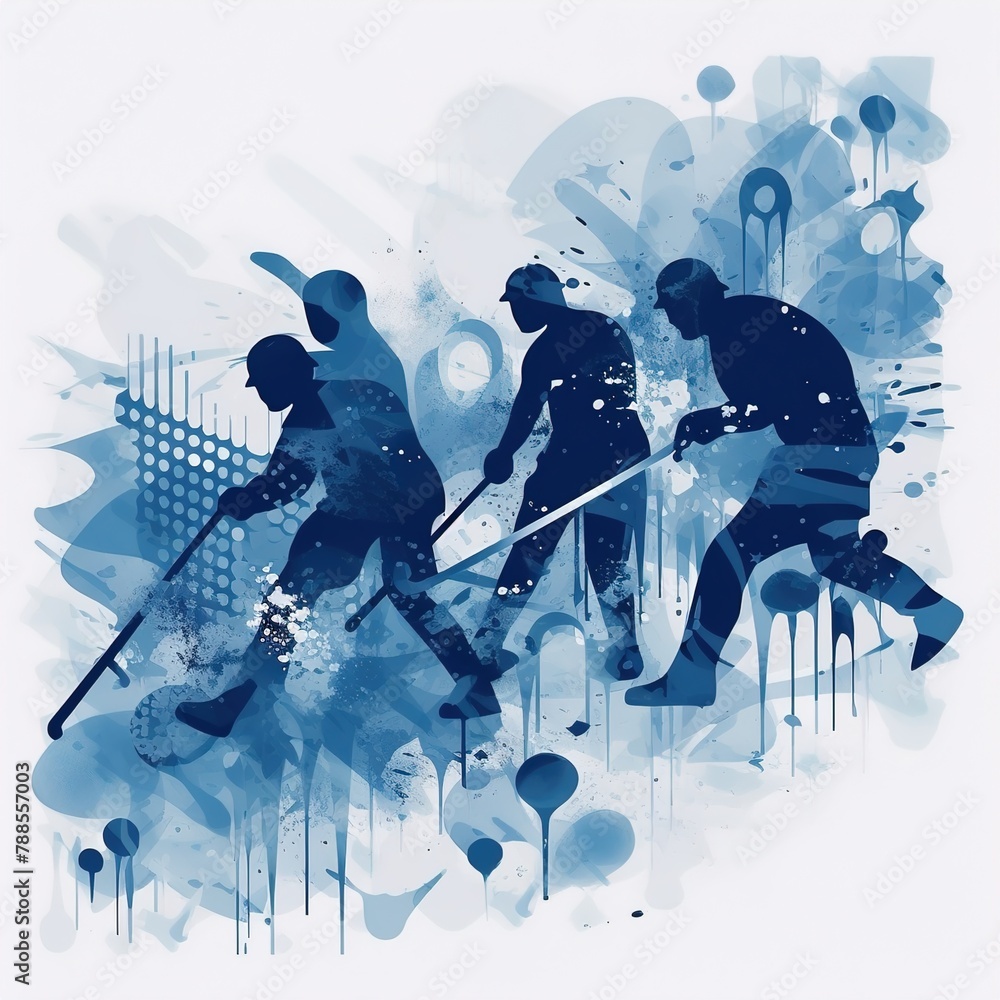 Obraz premium Abstract vector illustration National sports day.illustration