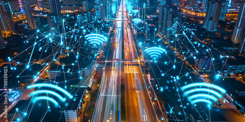 Pulses of the Urban Network,  Navigating the Digital Pulse of Urban Connectivity © HijabZohra