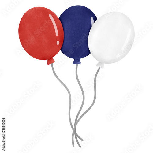 Balloons for the American Independence Day celebration