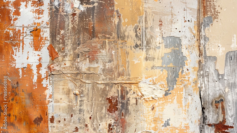 Earthen Murals: Textured Abstract Painting Collage Earthen Murals: Textured Abstract Painting Collage