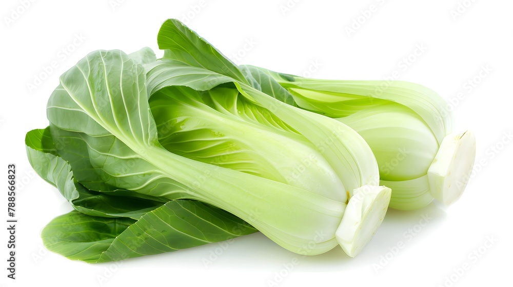 fresh green bok choy chinese cabbage isolated on white background fresh green bok choy chinese cabbage isolated on white background