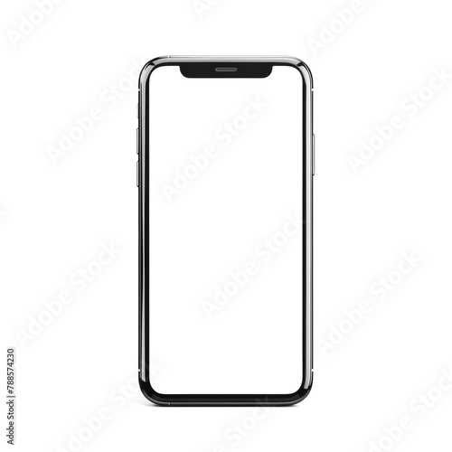 PNG Of Smartphone Mockup Whith Tranparent Background And Display