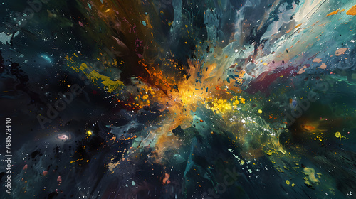 Fractured Shards Of Reality Splintering And Reforming In An Endless Cycle Of Creation And Destruction, Painting The Cosmos With Strokes Of Chaos And Order