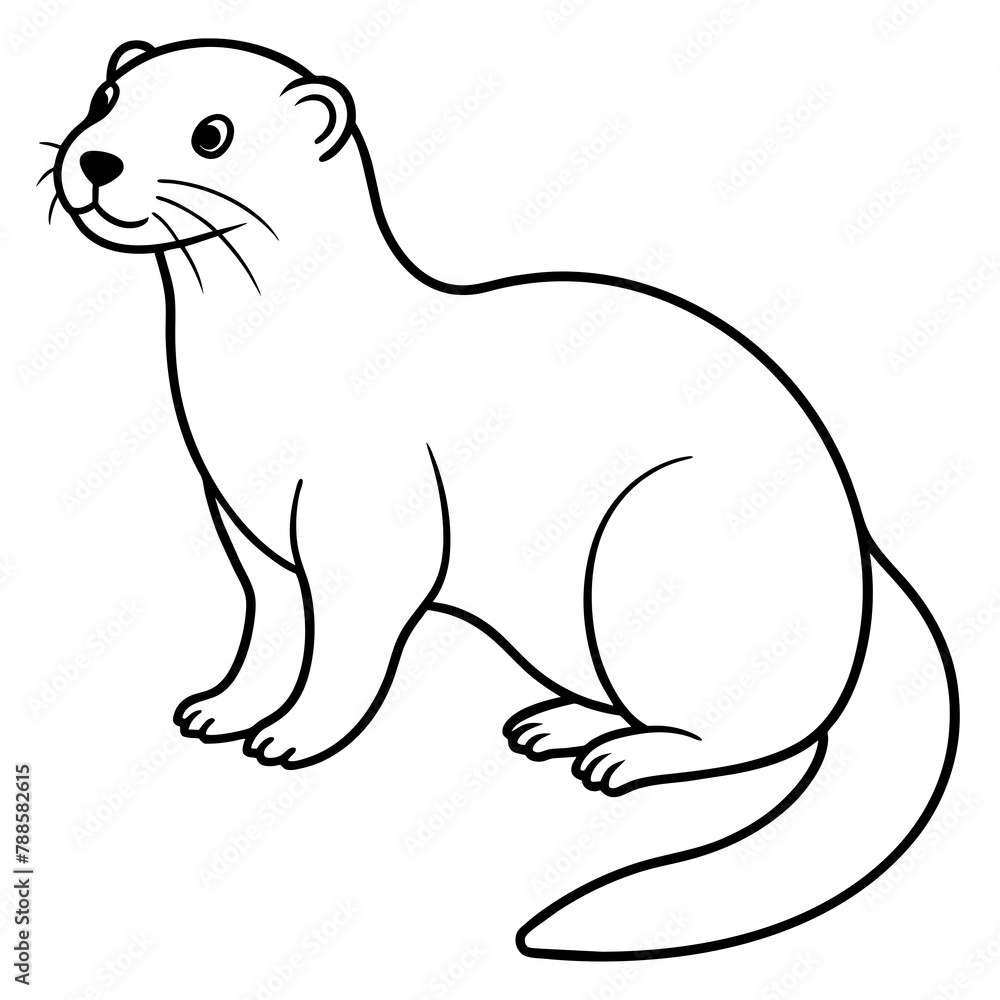 Otter illustration mascot,Otterr silhouette,Otter vector,icon,svg,characters,Holiday t shirt,black Otter drawn trendy logo Vector illustration,boar line art on a white background Otter illustration mascot,Otterr silhouette,Otter vector,icon,svg,characters,Holiday t shirt,black Otter drawn trendy logo Vector illustration,boar line art on a white background