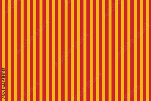 Vertical red and yellow stripes background. Seamless and repeating pattern. Editable template. Vector illustration. eps 10 © Quirk Craft Studio