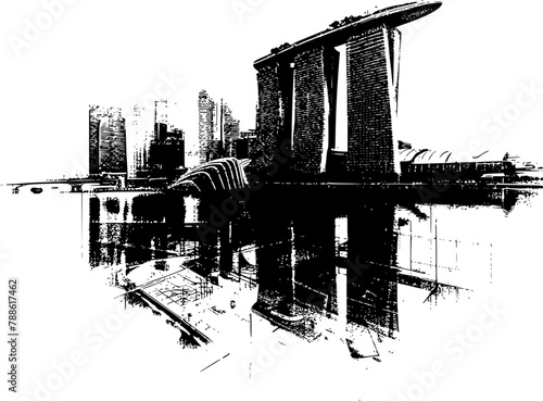 Smart City Skyline of Singapore, Technological Lines