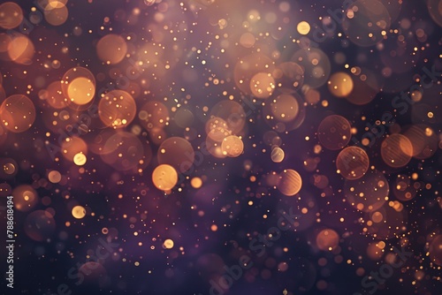A magical, sparkling bokeh background with shimmering lights.
