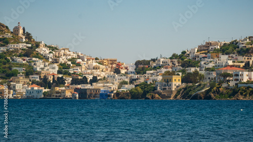 Village grec d'Aghia Marina à Leros Grèce