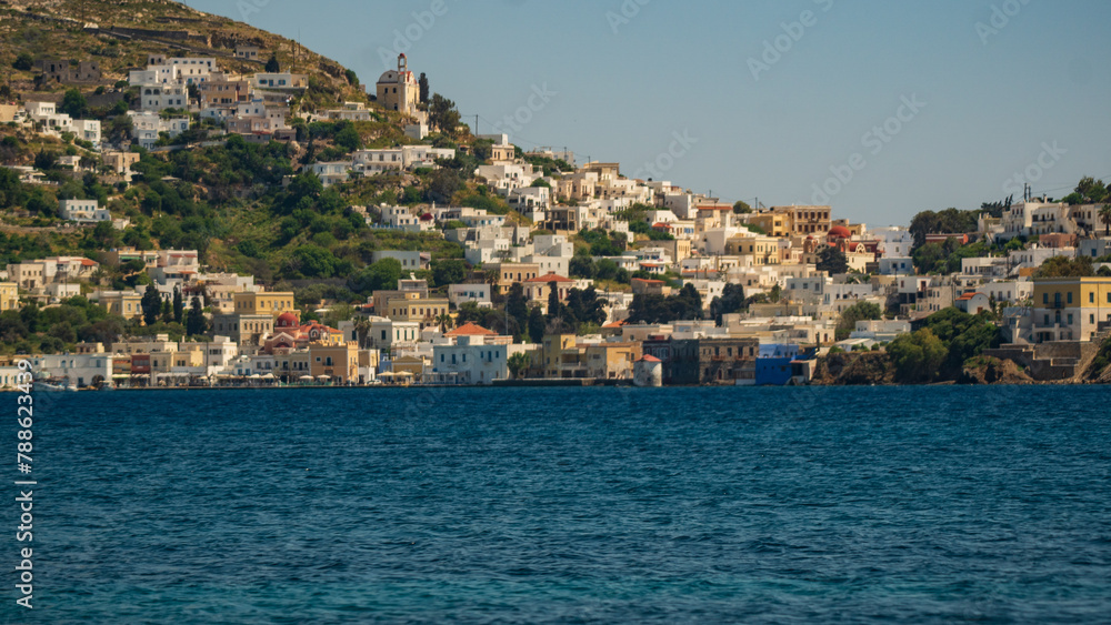Village grec d'Aghia Marina à Leros Grèce