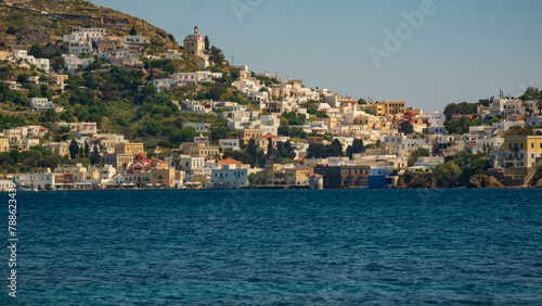 Fototapeta Naklejka Na Ścianę i Meble -  Village grec d'Aghia Marina à Leros Grèce