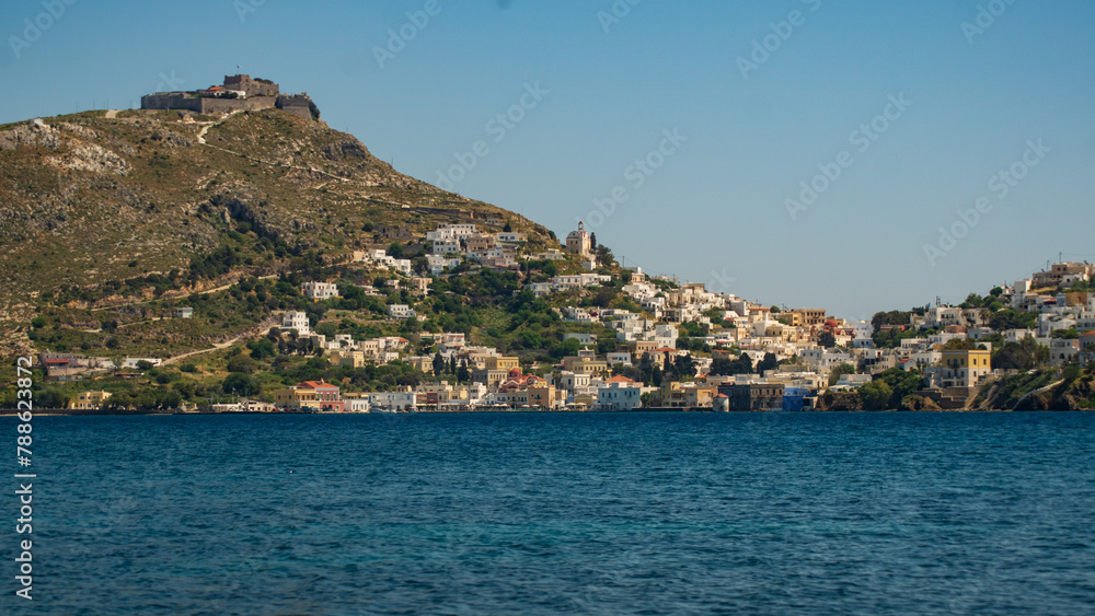 Village grec d'Aghia Marina à Leros Grèece