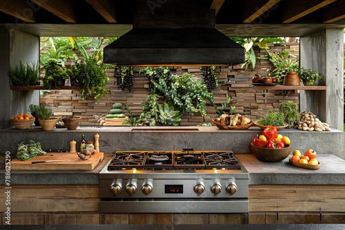 Wallpaper Mural stove and sink in the kitchen countertop placement interior design ideas professional advertising photography Torontodigital.ca