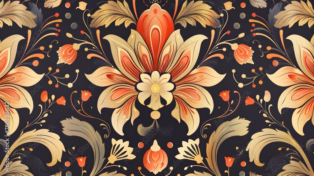 seamless floral pattern seamless floral pattern