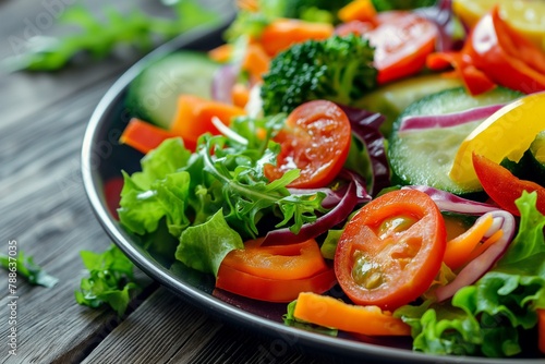 a plate of vegetable closeup, healthy salad, health concept, fresh healthy salad, fresh vegetable, healthy salad for diet, fresh food, healthy food for good health 