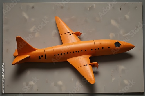 aero plane made of carrot