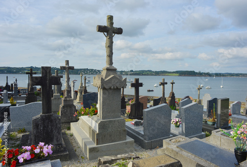 Marine Cemetary in Landevennec, Brittany, France