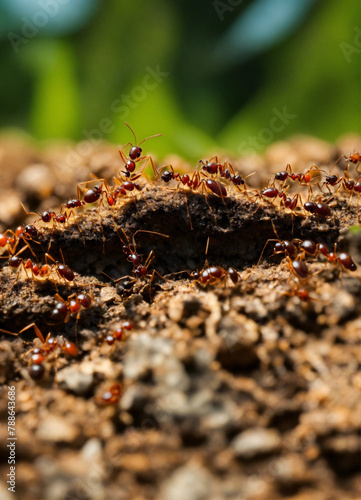 ants on the ground, best ant picture, focus on ant  © Ayesha