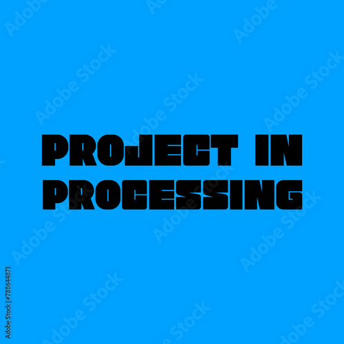 project in processing background photo