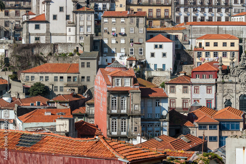 Cityscape of Porto with old ancient buildings.