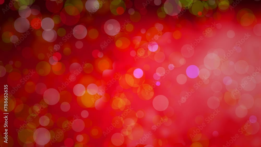 Particles abstract background with shining golden Floating Dust Particles Flare Bokeh star on red Background. Futuristic glittering in space Particles abstract background with shining golden Floating Dust Particles Flare Bokeh star on red Background. Futuristic glittering in space