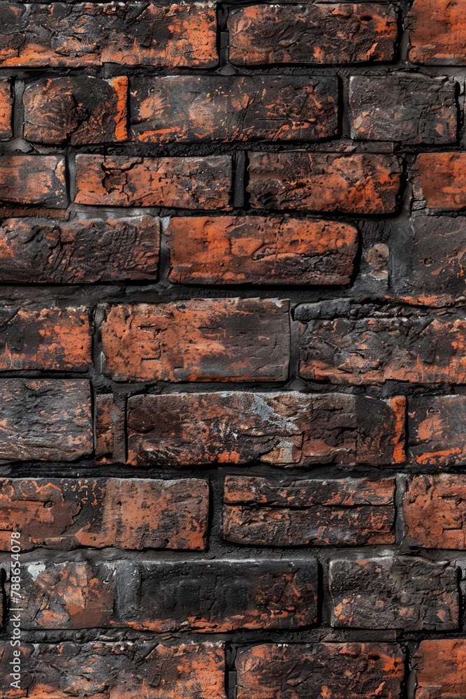 Classic red brick pattern with varying tones and textures, suitable for both rustic and urban designs Classic red brick pattern with varying tones and textures, suitable for both rustic and urban designs