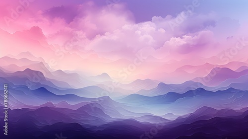 a retro gradient background adorned with a gentle grain texture, portrayed in high resolution against a soothing lavender color.