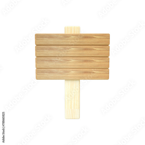 3d rendered wood object panel (ID: 788665825)