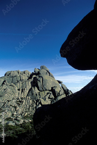 Granite formations on the Limbara, Mount Limbara, Tempio Pausania, Gallura, Sardinia, Italy photo