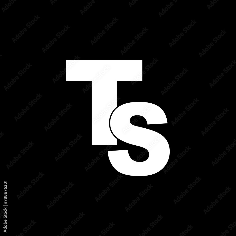 TS business company letter logo design TS business company letter logo design