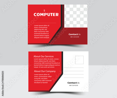 modern Post card design