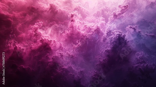   A pink-purple backdrop with clouds in the center, encircled by a blue sky © Nadia