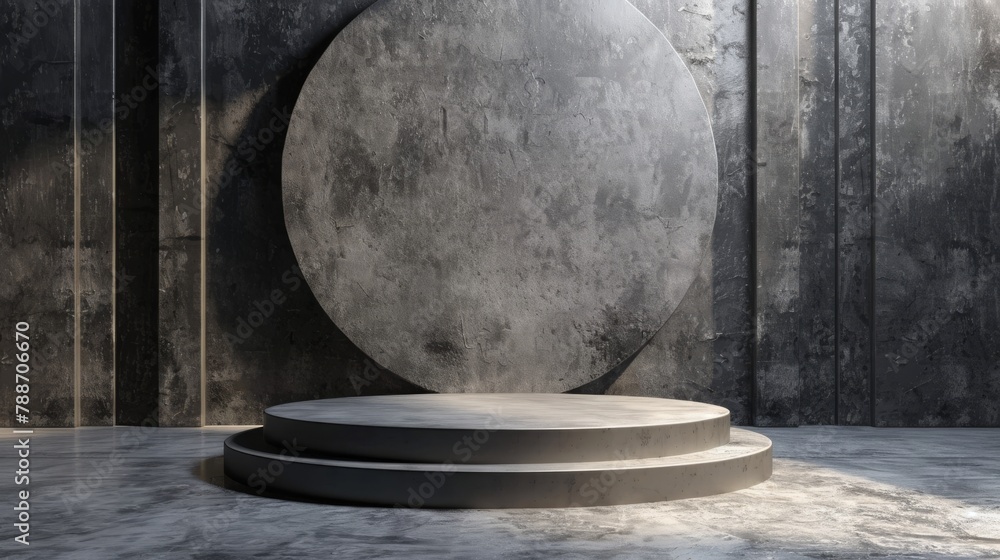 3d background, podium for product placement, copy and space text, 16:9 3d background, podium for product placement, copy and space text, 16:9