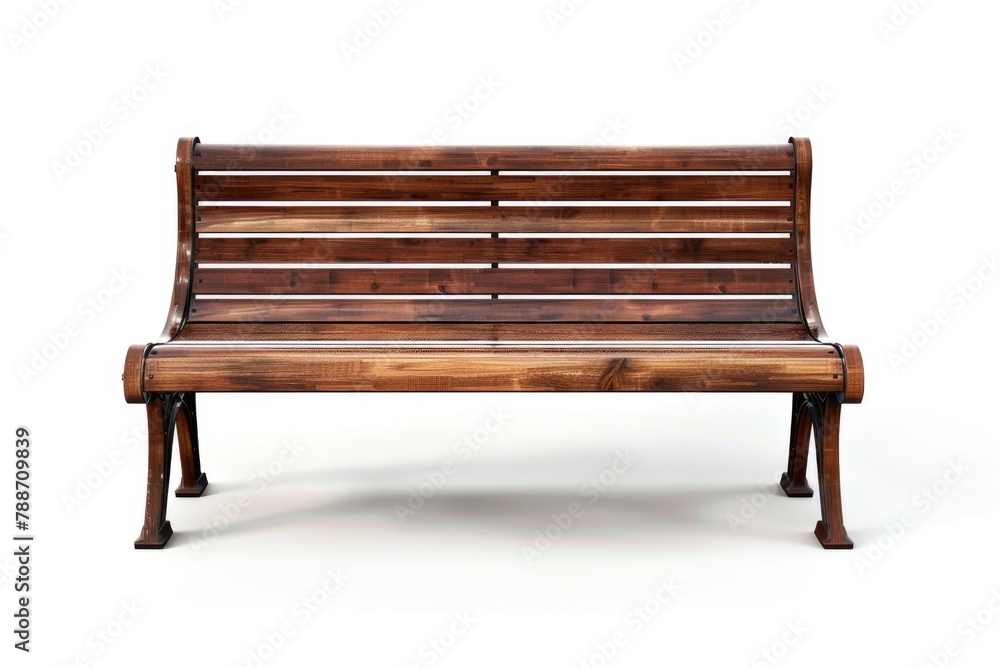 Bench Isolated On White Background Bench Isolated On White Background