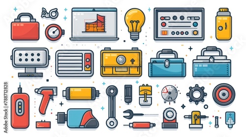 tools in icon set