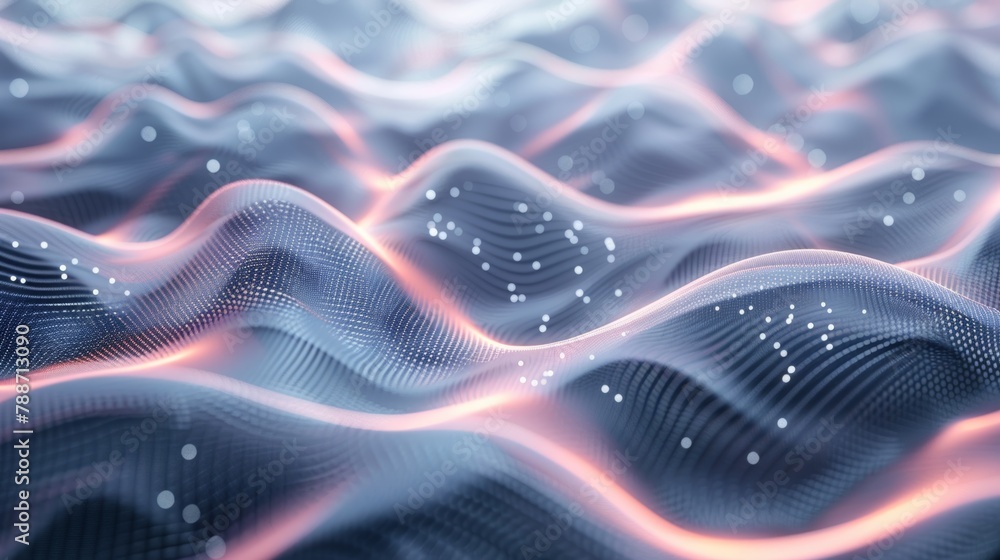 Luminous Abstract Mesh Grid Generative AI Luminous Abstract Mesh Grid Generative AI